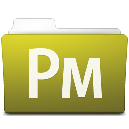 Adobe PageMaker Folder Icon 256x256 png